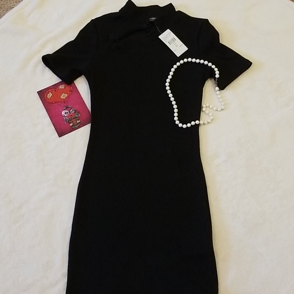 Women's Black Dress Size Small Fashion Nova NWT - Picture 2 of 7